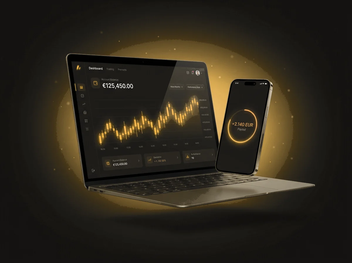 The One Club — MT5 trading setup, funded nalog i isplata +2.140 EUR